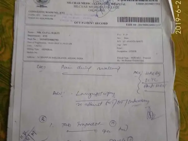 Help Gopal Bakti fight Throat Cancer