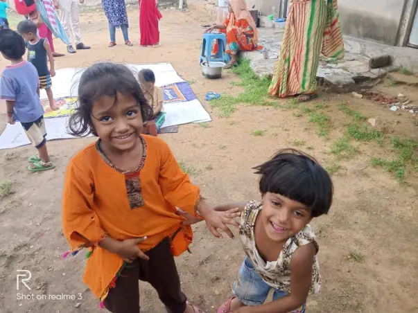 Make happy the poor and needy Children