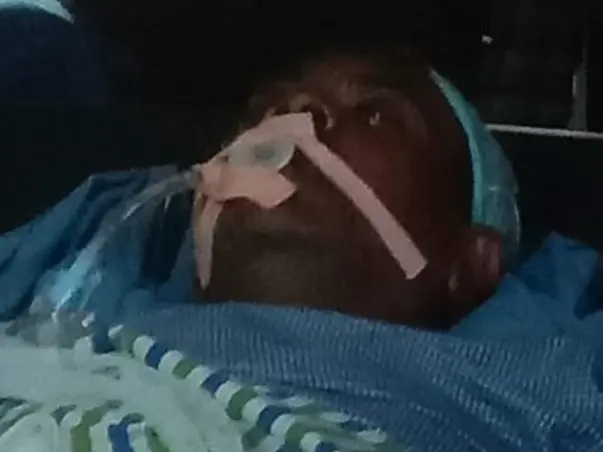 63 years old J.Asoph needs your help fight Road traffic accident with polytrauma