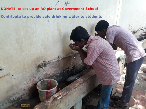 Donate for RO Plant- Safe Drinking Water for  Government School