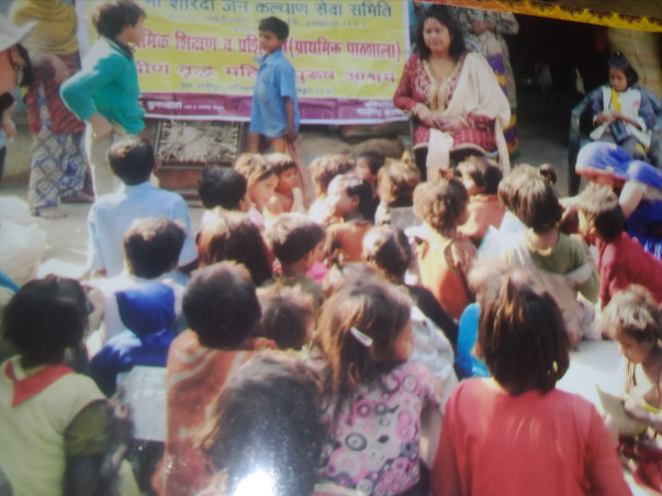 Oldage home and temple   cowsala and chirty school assram  purpose of