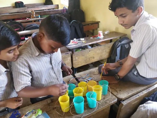 Support children to organize Science Fair in a Village