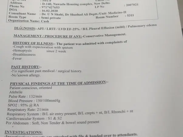 Help My Mother Fight Pneumonia With Pleural Effusion