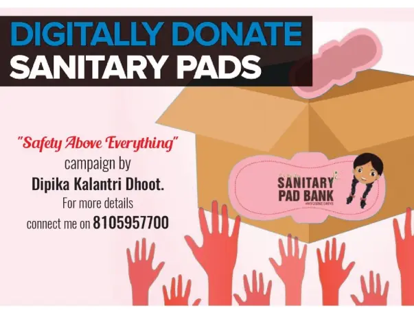 Support Dipika To Provide Sanitary Napkins To Rural Girls Of Surat