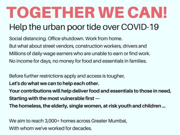 Support 800 Vulnerable And Homeless Families Amidst COVID-19