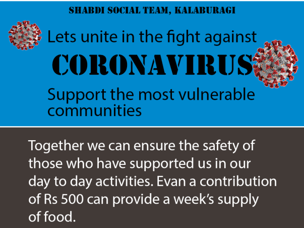 Food For Daily Wage Earners Suffering From Corona Virus in Gulbarga
