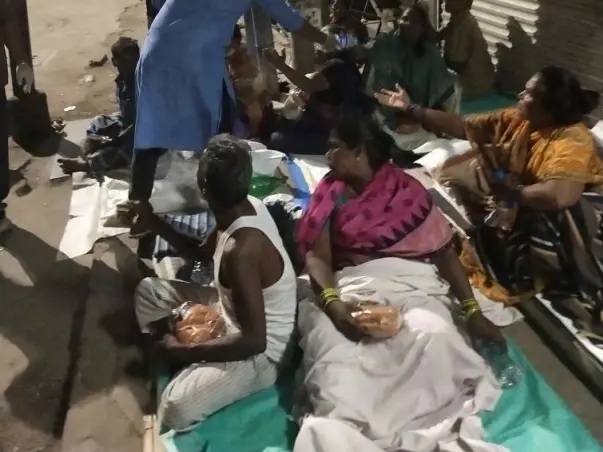 HELP homeless fight covid-19 in Hyderabad.