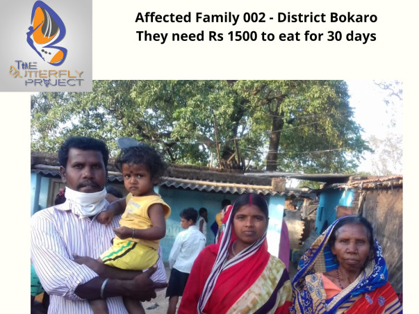 Feed 1000 Destitute Daily Wage Worker Families In Jharkhand FightCovid