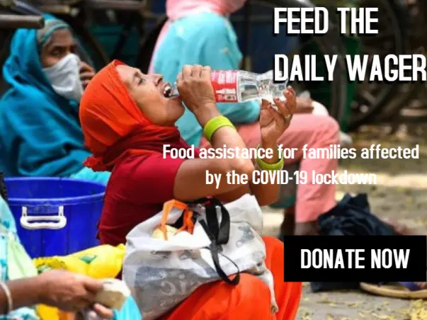 #CORONA relief fund help daily wages workers and needy families.