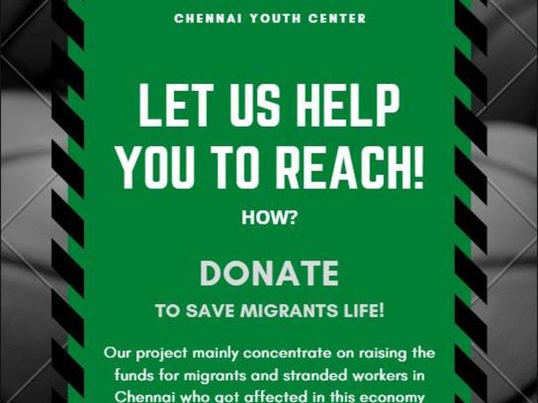 Help Chennai Youth Center Support Daily Wage Workers