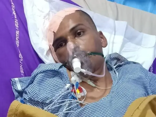 24 Years Old Vishal Needs Your Help Fight Head Injury