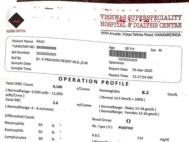 28 Years Old Vanga Raju Needs Your Help Fight Kidney Failure