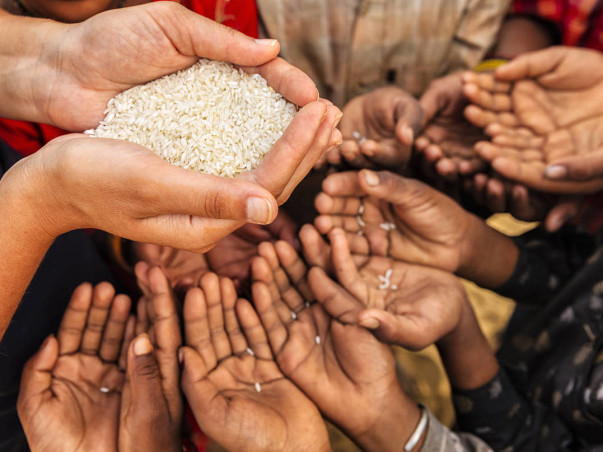 Help poor people to get their daily food and evacuate hunger from them