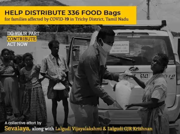 Help Distribute Food Bags in Trichy district, Tamil Nadu