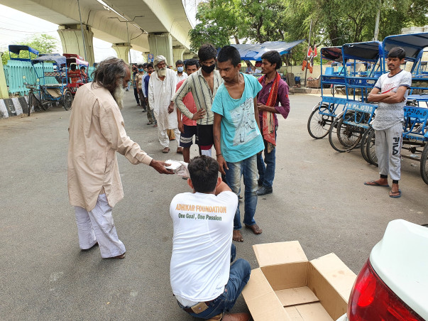 Delhi COVID-19 Relief Drive By Adhikar Foundation