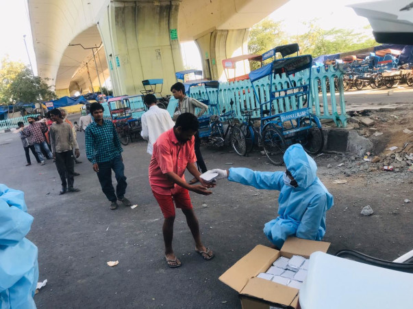 Delhi COVID-19 Relief Drive By Adhikar Foundation
