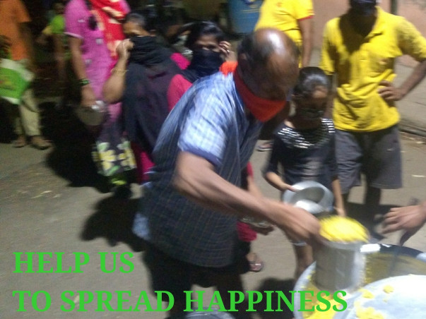 Spread happiness : a helping hand to support poor peoples food 🙏