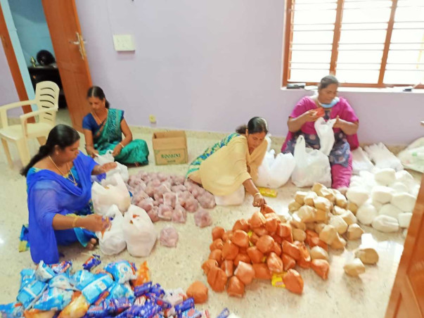 Grocery Kits For Daily Wage Workers Living In Tamil Nadu