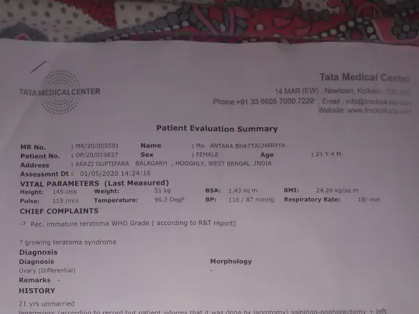 This 21-Year-Old Needs Your Urgent Support In Fighting Ovarian cancer