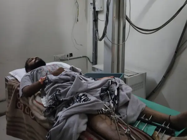 Please save my son who has met with a severe accident