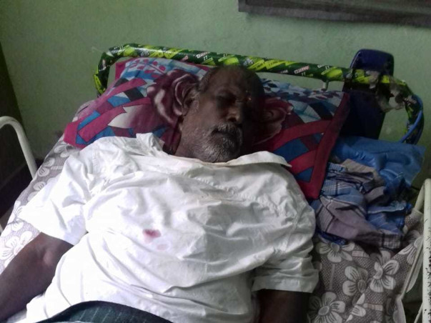 NEED YOUR HELP FOR OUR FATHER'S ARUMUGAM BRAIN STROKE & LEG TREATMENT.