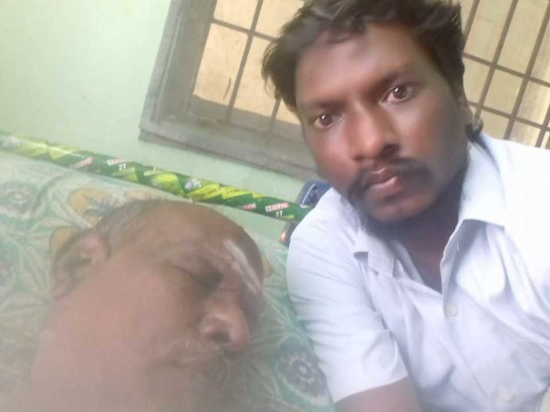 NEED YOUR HELP FOR OUR FATHER'S ARUMUGAM BRAIN STROKE & LEG TREATMENT.