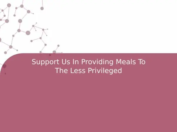 Support Us In Providing Meals To The Less Privileged