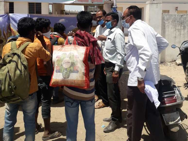 Food,Rasan Supply,Free Medical Checkup, Helping Labors,Mask,Sanitizer