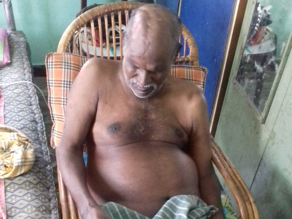 NEED YOUR HELP FOR OUR FATHER'S ARUMUGAM BRAIN STROKE & LEG TREATMENT.