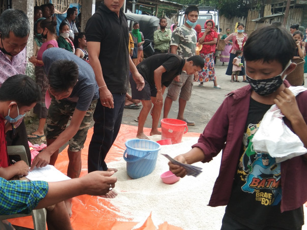 Help me providing food for the poor families.