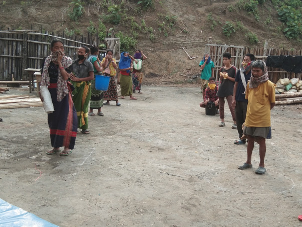 Help me providing food for the poor families.