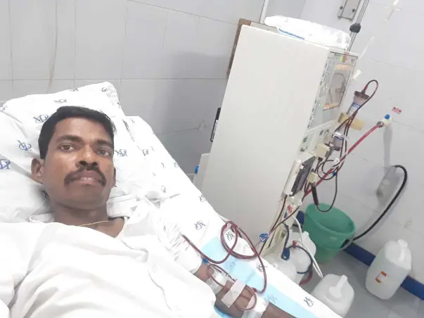 40 Years Old Prabhu  Needs Your Help To Undergo Kidney Transplantation
