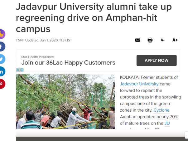 Make Jadavpur University Green Again