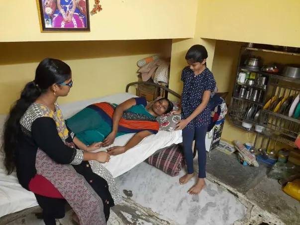 Help me raise funds for my mother's spinal cord surgery.
