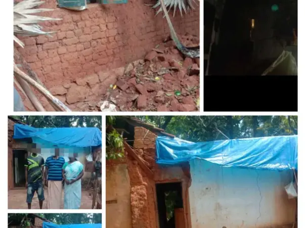 Help Abin build a roof for his house to avoid flooding
