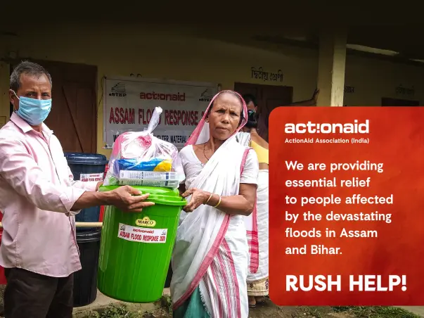 Help Flood Relief Support in Assam and Bihar