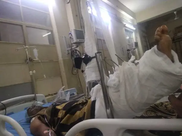 To get recovery against leg fracture
