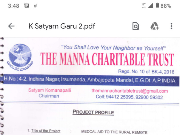 Medical Aid To The Rural Remote People