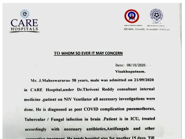 Help my father to fight with post Covid complications 🙏