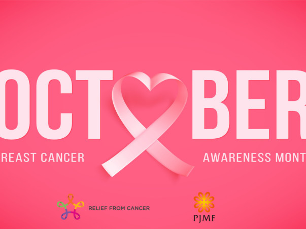 Help Relief From Cancer and PJMF create awareness for Breast Cancer!