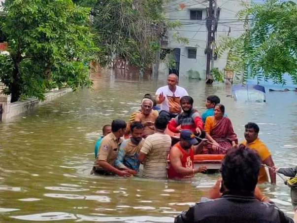 Relief Materials For Hyderabad and Telangana Flood Affected Families