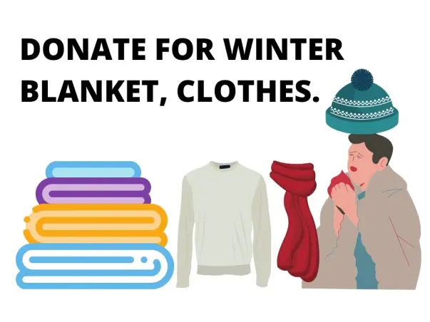 Winter Warm Clothes, Blankets, Distribution Program.