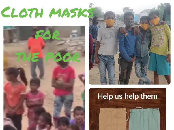 Help Aditya And Yatharth Give Masks To The Economically Disadvantaged