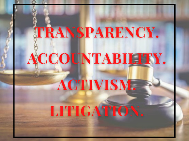 Help Me Fight Legal Battles for Transparency & Accountability