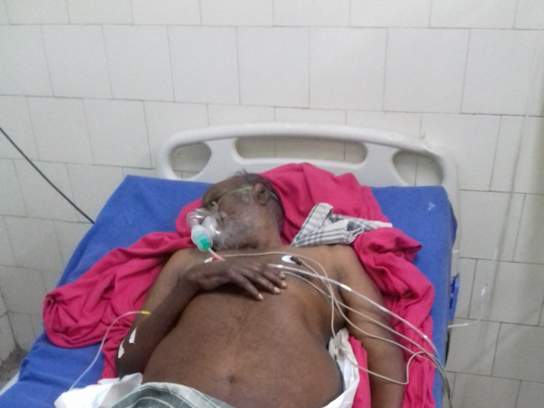 NEED YOUR HELP FOR OUR FATHER'S ARUMUGAM BRAIN STROKE & LEG TREATMENT.