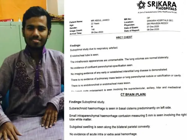 Help Jawad Recover From Accident