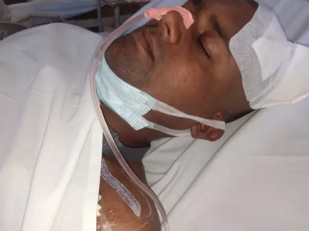 Support Hanumanthappa Recover from Accident with polytrauma