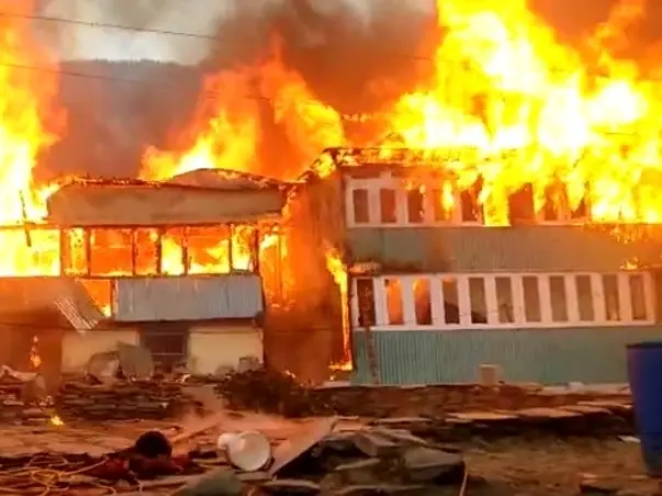 UNITED FOR HIMALAYAN VILLAGE - Rebuilt a fire ravaged Bagi.