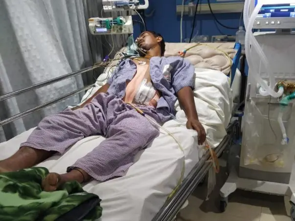 My friend Bibhuti Kumar  is struggling with Road accident injuries , Please Help Him