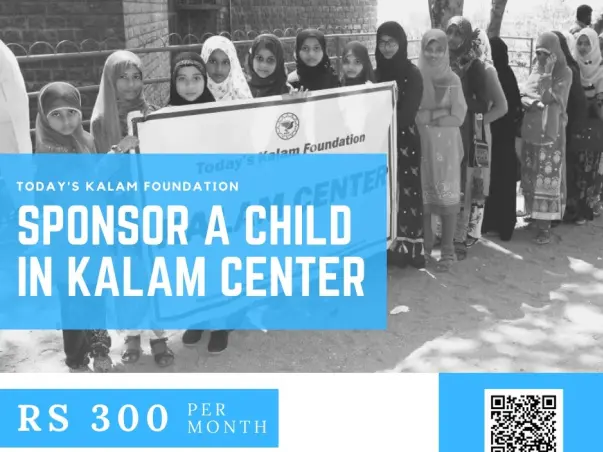 Support for 1 Kalam Center and Benefit 25 slum Kids
